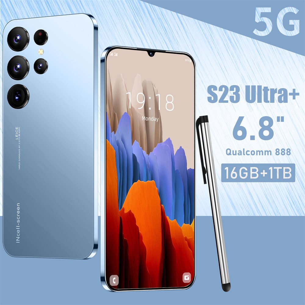 Original Android 13 S23 Ultra Smartphone 16+1tb Cell Gaming Phone 5g Smartphone 3g&4g Smartphone Mobile Phone